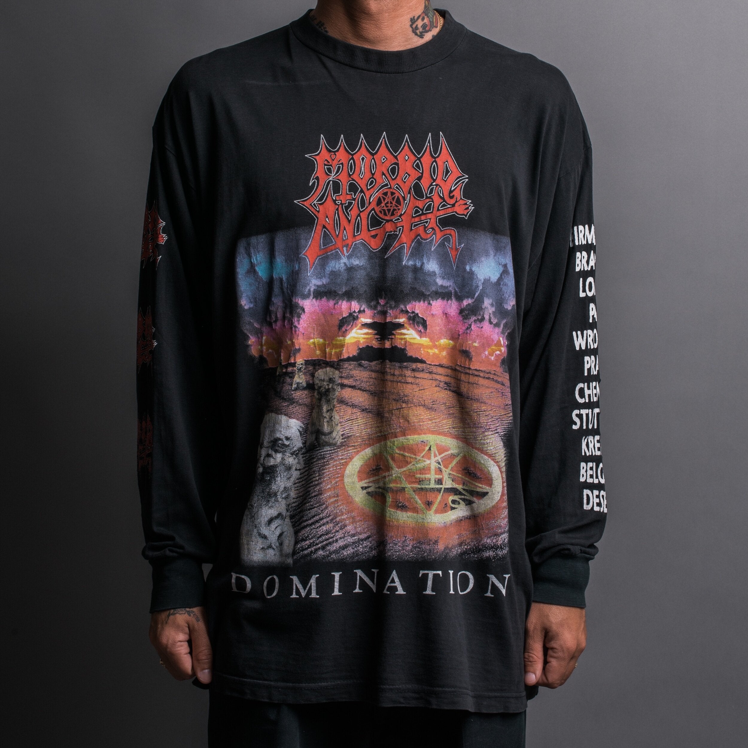 Morbid Angel Domination Zip Hoodie - NEW OFFICIAL Morbid Angel Domination Zip Hoodie - NEW OFFICIAL