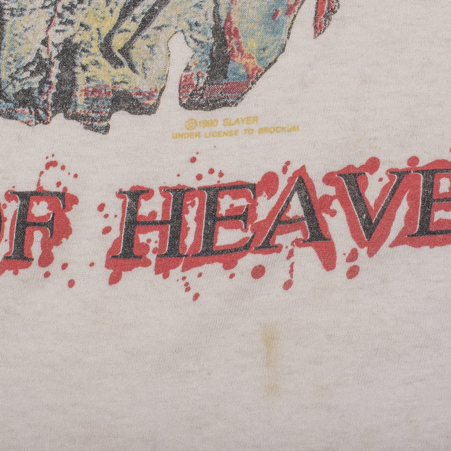 Vintage 1990 Slayer South Of Heaven T-Shirt