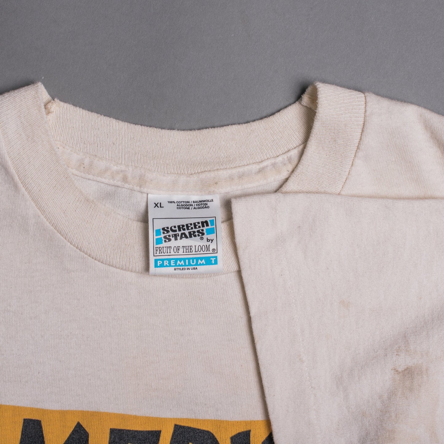 Vintage 90’s America Living With The Death Squads Revelation Records T-Shirt