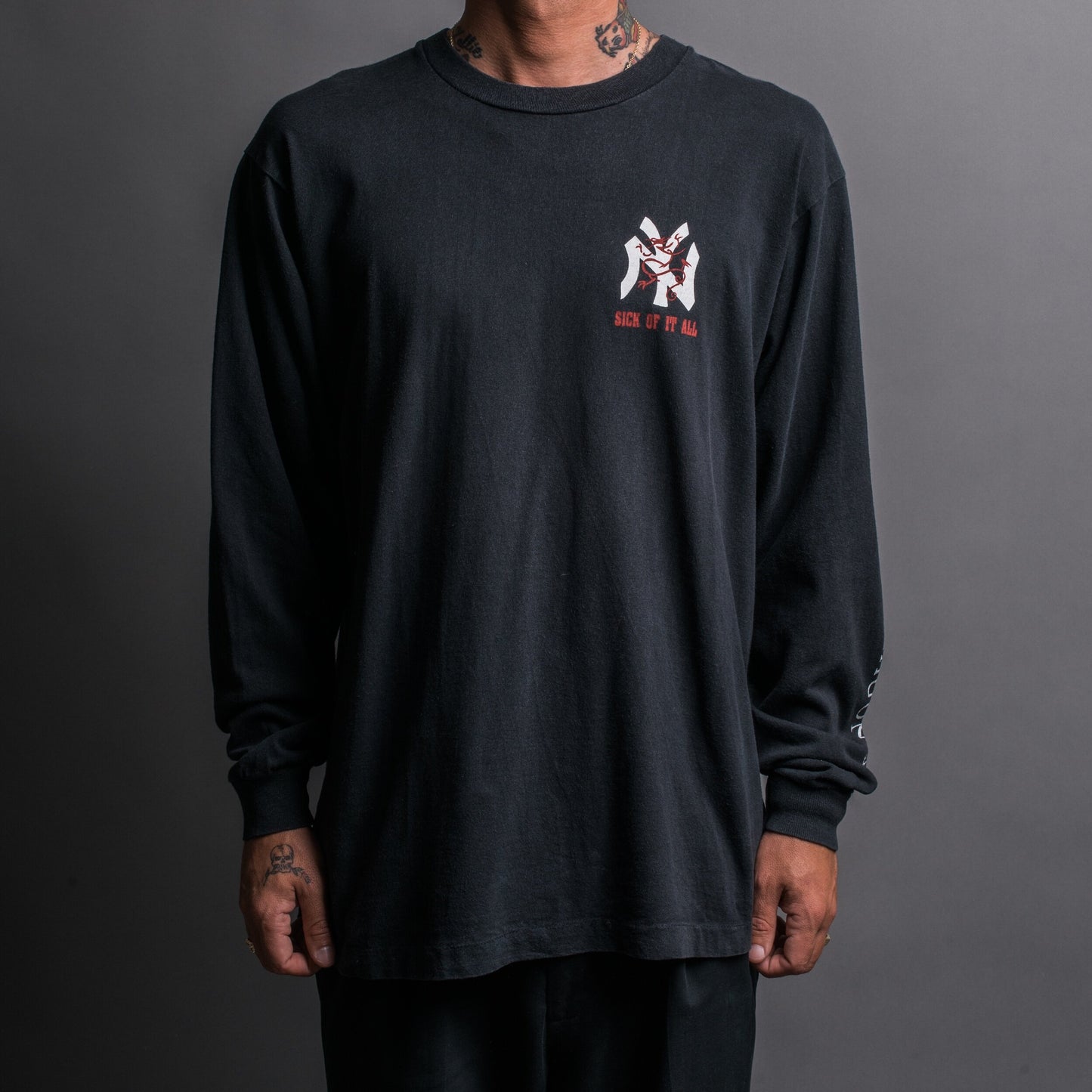 Vintage 90’s Sick Of It All The Pain Strikes Longsleeve
