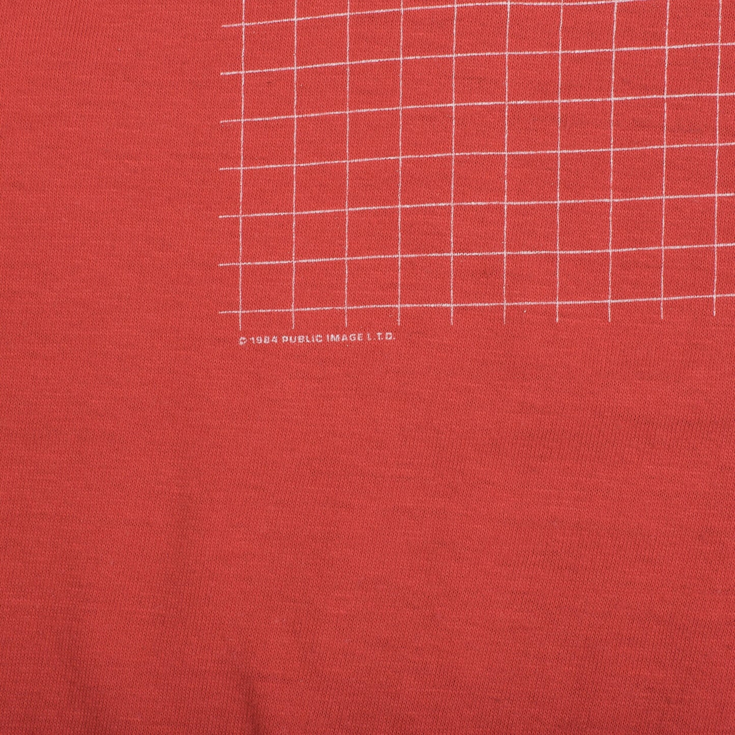 Vintage 1984 Public Image LTD Tour T-Shirt