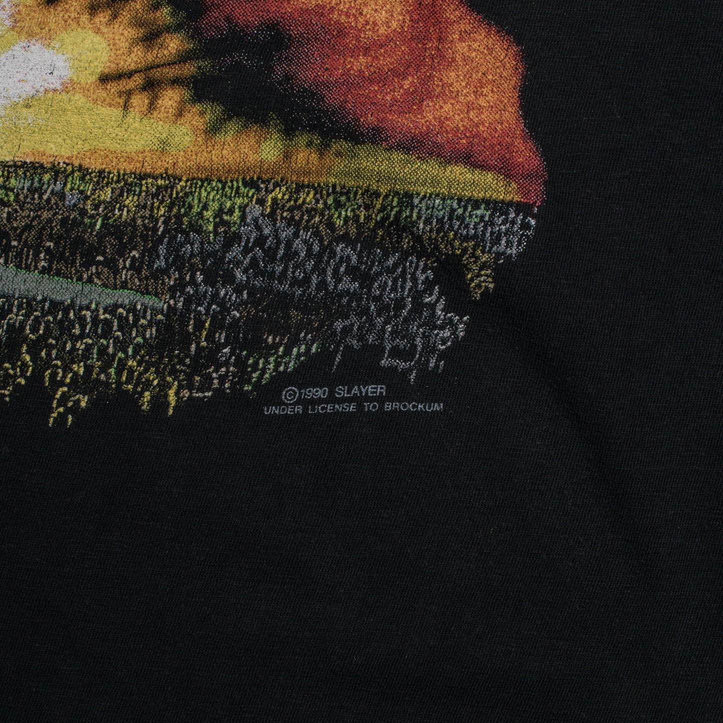 Vintage 1991 Slayer Touring In The Abyss T-Shirt