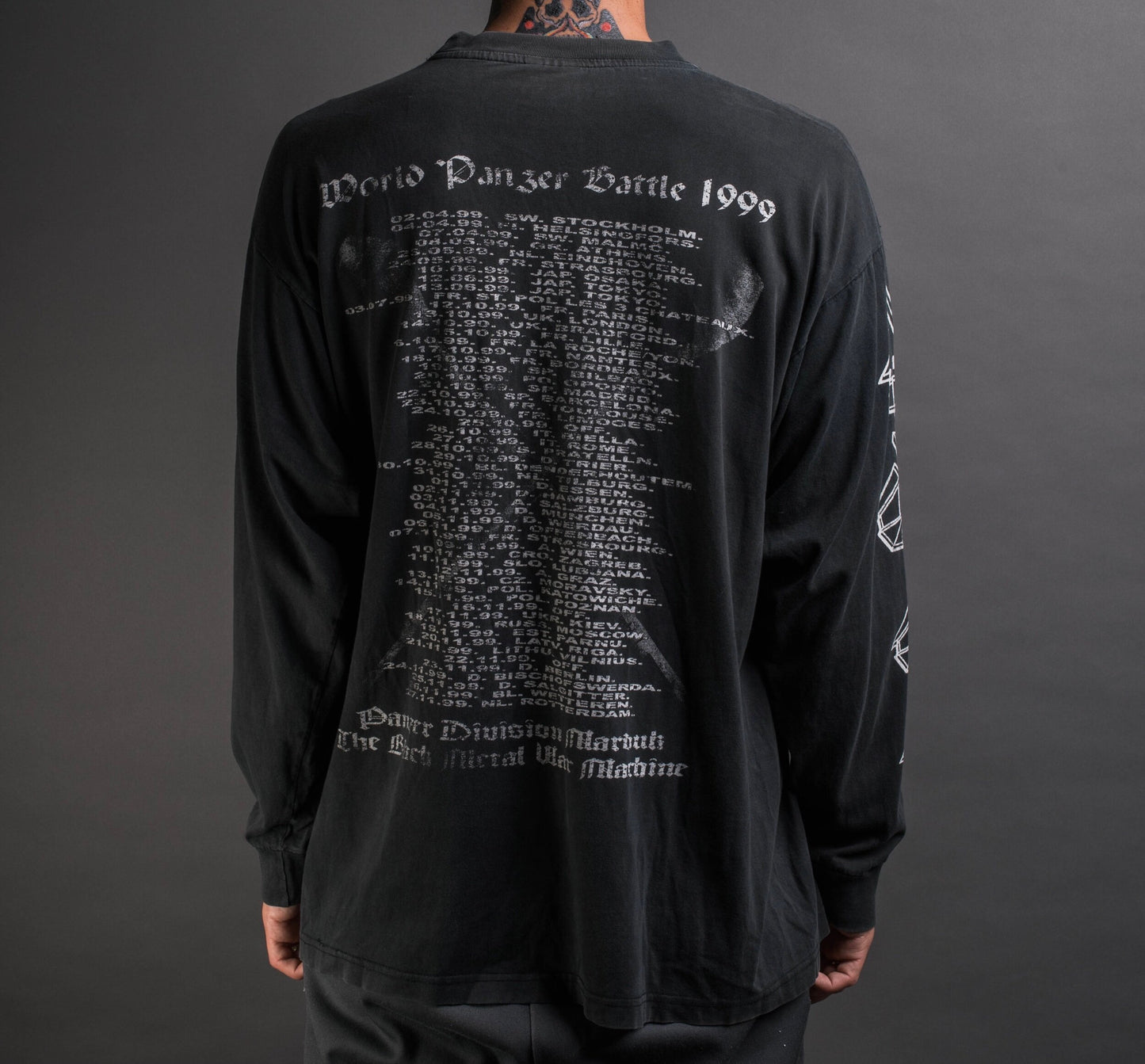 Vintage 1999 Marduk World Panzer Battle Tour Longsleeve