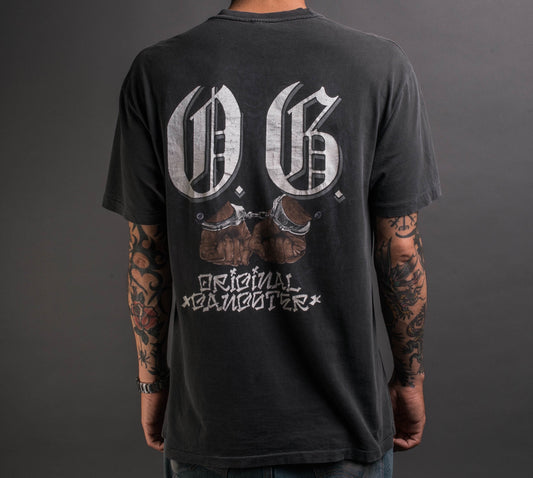 Vintage 1992 Ice T Original Gangster T-Shirt