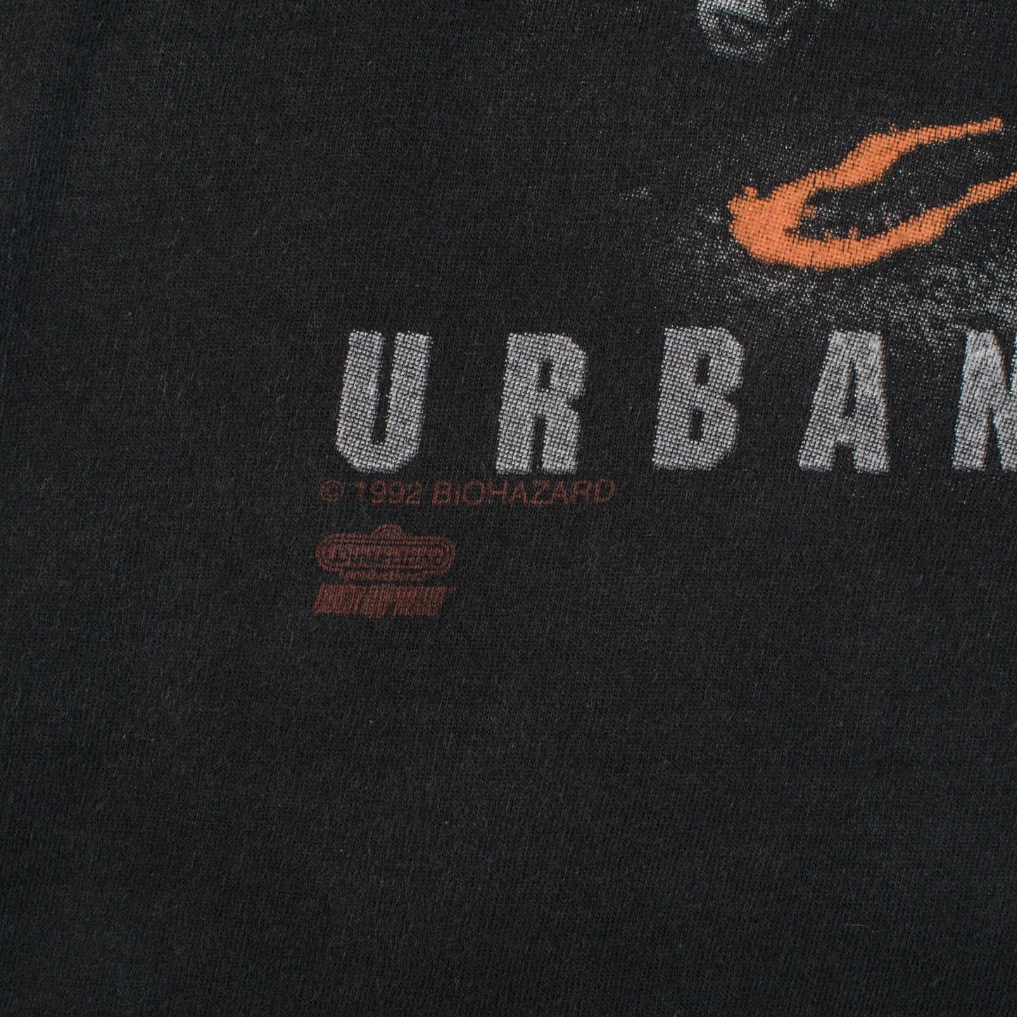 Vintage 1994 Biohazard Urban Chaos T-Shirt