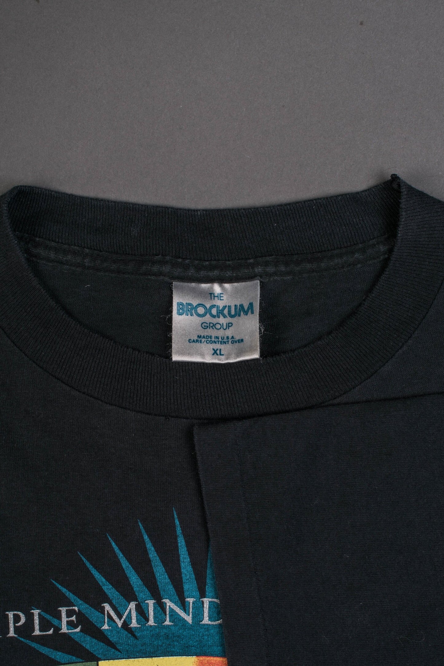 Vintage 1991 Simple Minds The Real Live Tour T-Shirt