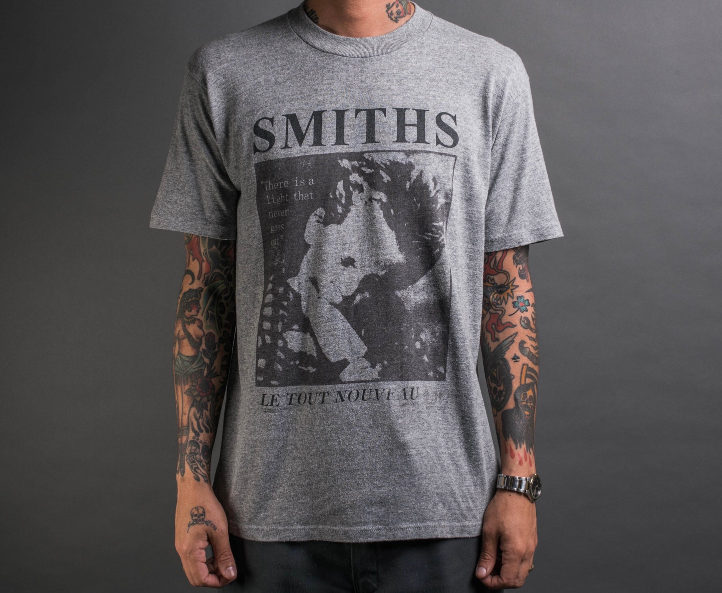 Vintage 80’s The Smiths There Is A Light That Never Goes Out T-Shirt