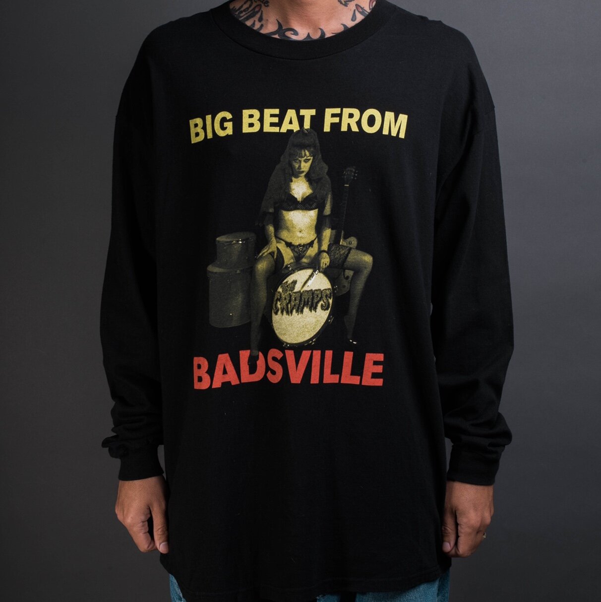 Vintage 90's The Cramps Big Beat From Badsville Longsleeve – Mills Vintage  USA