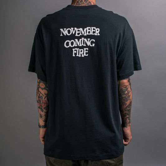 Vintage 1999 Samhain November Coming Fire T-Shirt