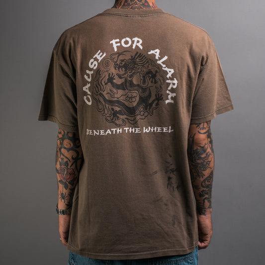 Vintage 90’s Cause For Alarm Beneath The Wheel T-Shirt