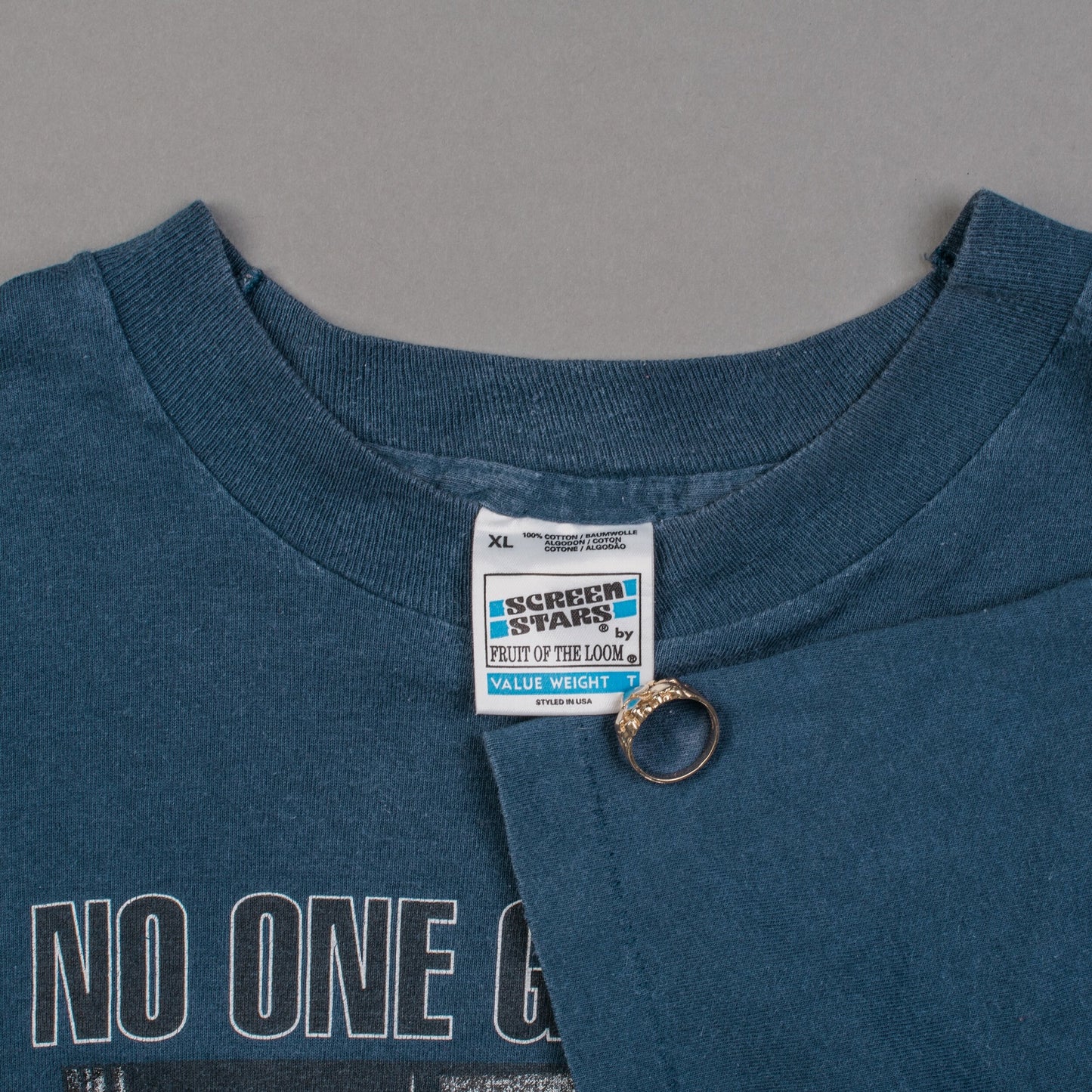 Vintage 90’s Kickback No One Gets Out Alive T-Shirt