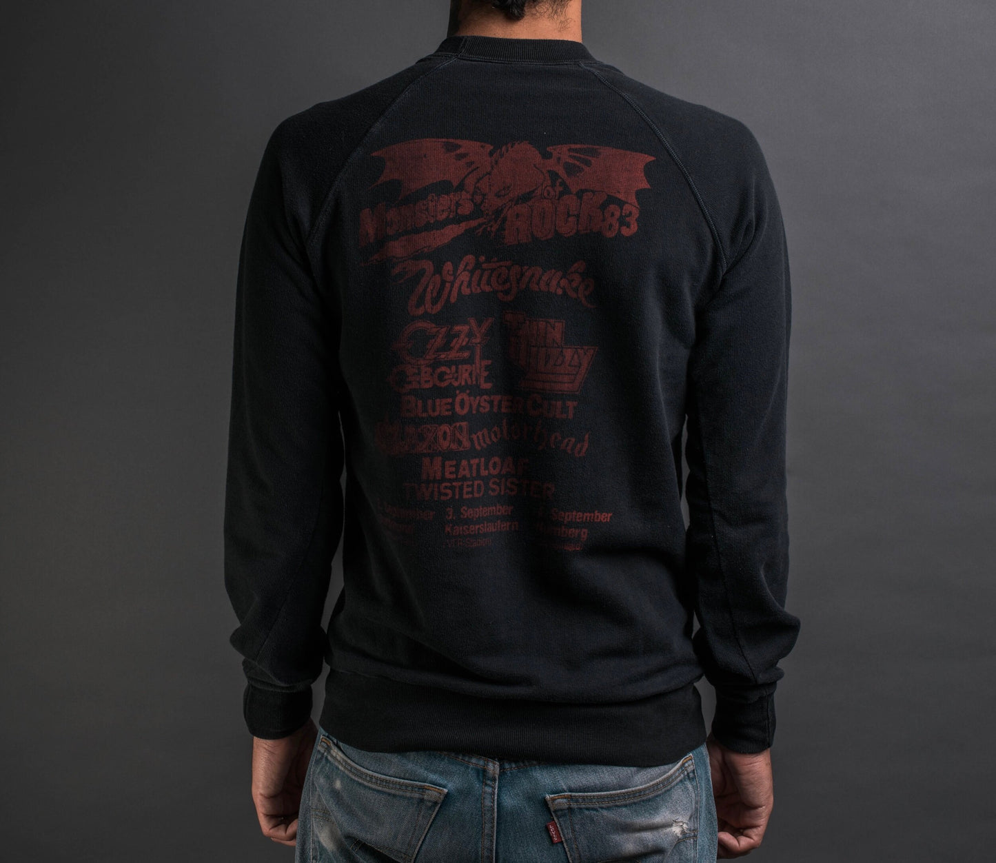 Vintage 1983 Monsters Of Rock Sweatshirt