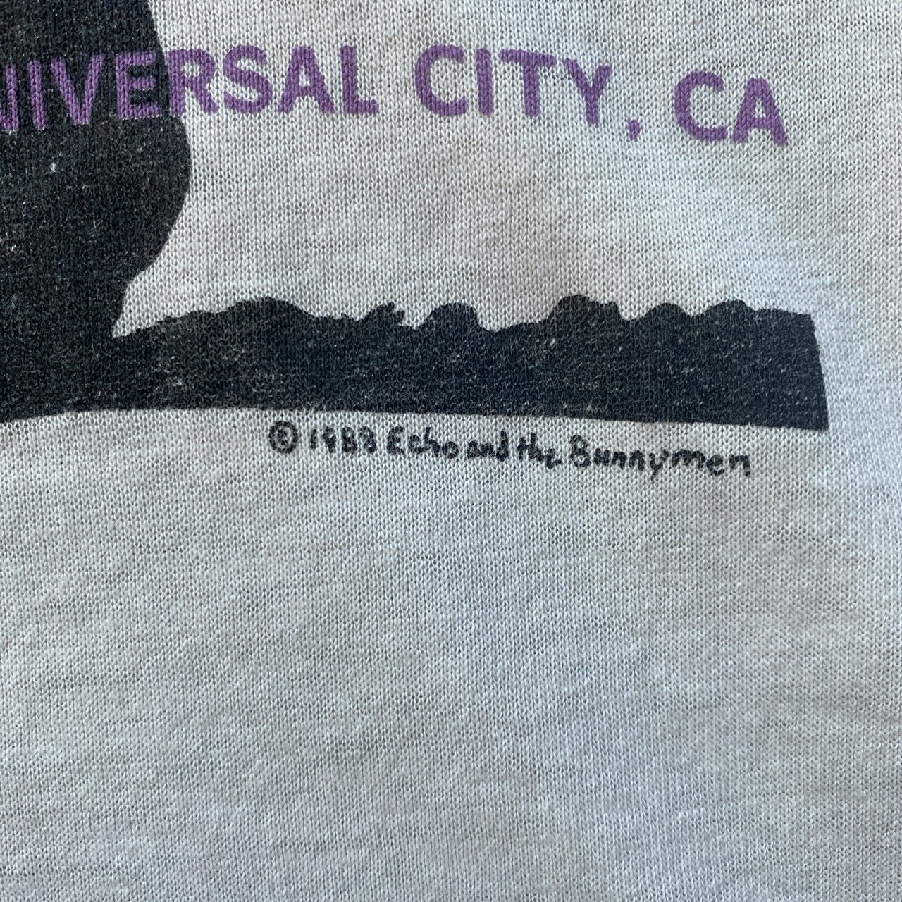 Vintage 1988 Echo and the Bunnymen The Game Tour T-Shirt