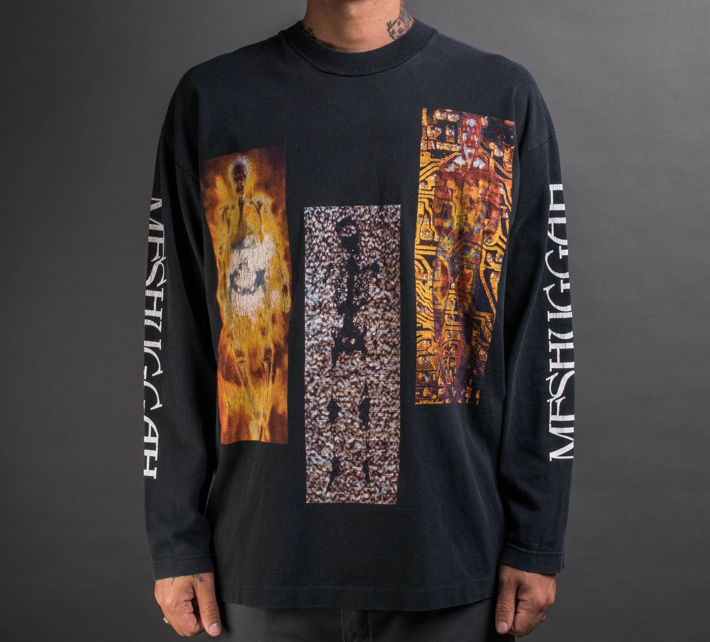 Vintage 1995 Meshuggah Destroy Erase Improve Tour Longsleeve