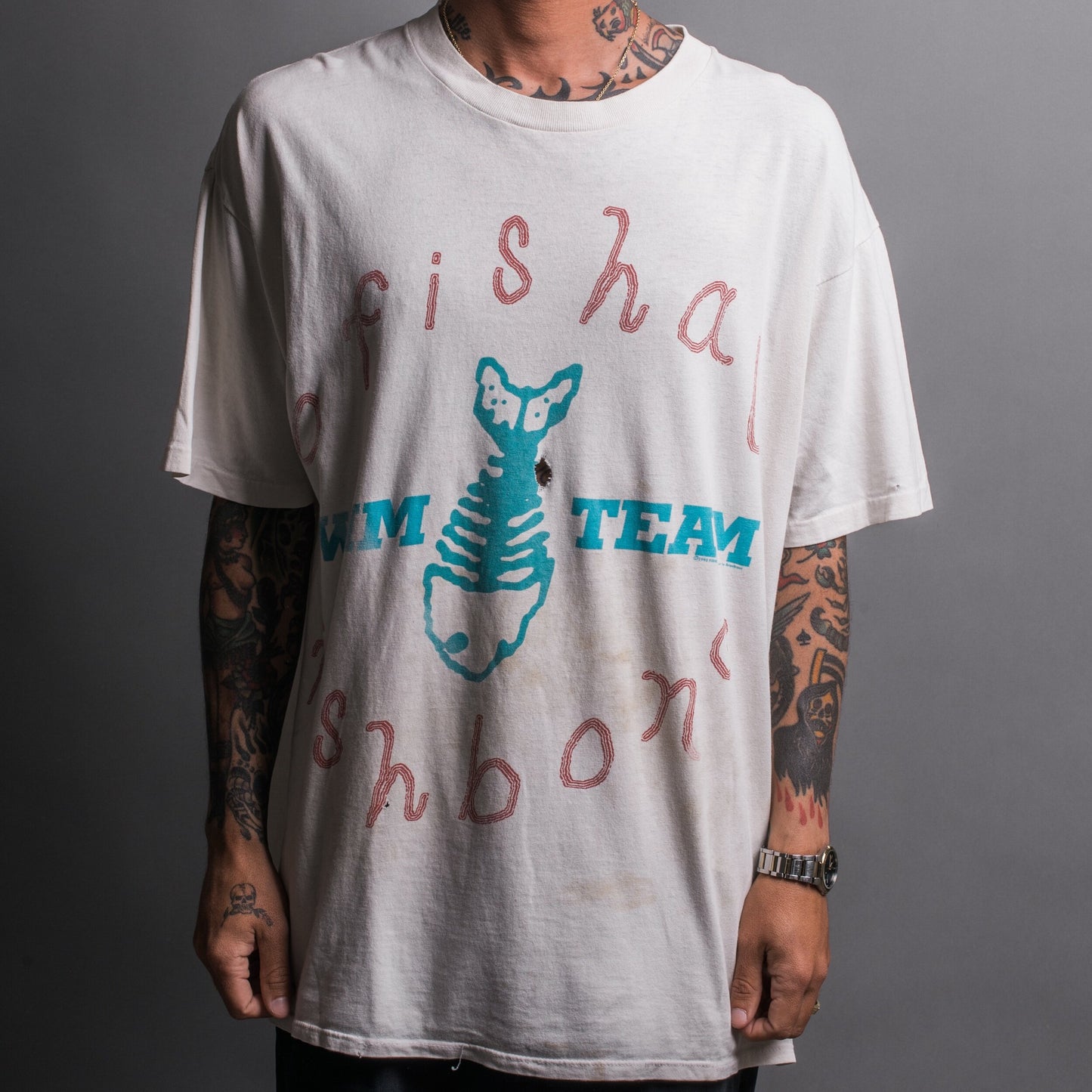 Vintage 1993 Fishbone Swim Team T-Shirt