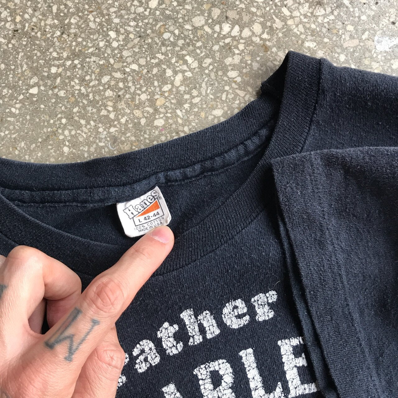 Vintage 70’s I’d Rather Push My Harley Davidson T-Shirt