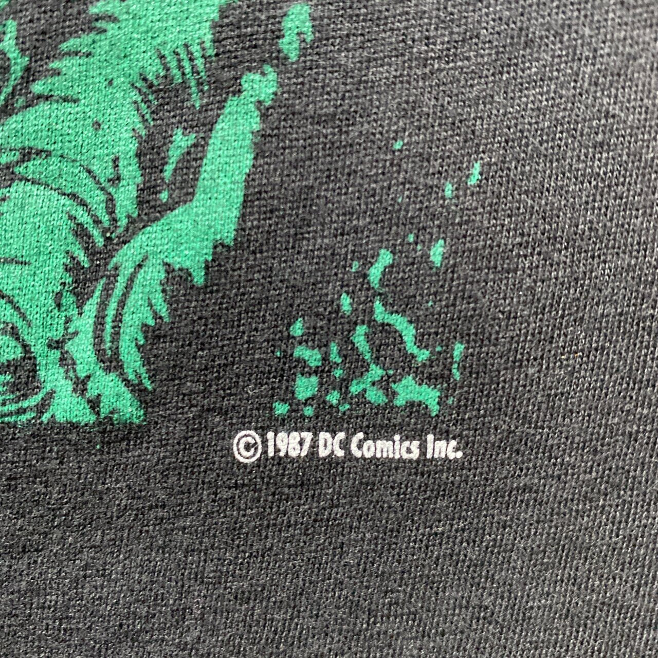 Vintage 1987 Swamp Thing DC Comics Promo T-Shirt