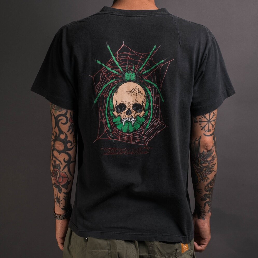 Vintage 90’s Zorlac Skateboards Pushead T-Shirt