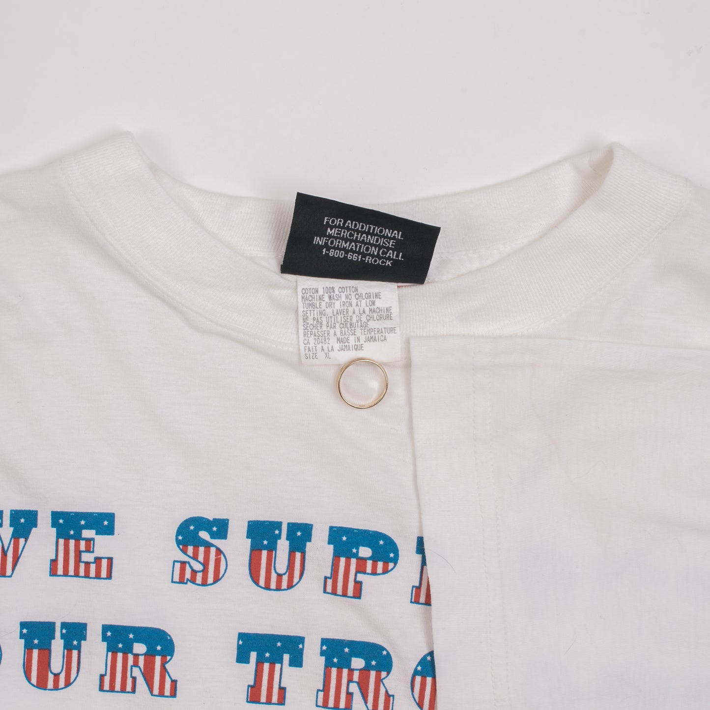 Vintage 90’s Rage Against The Machine We Support Our Troops T-Shirt