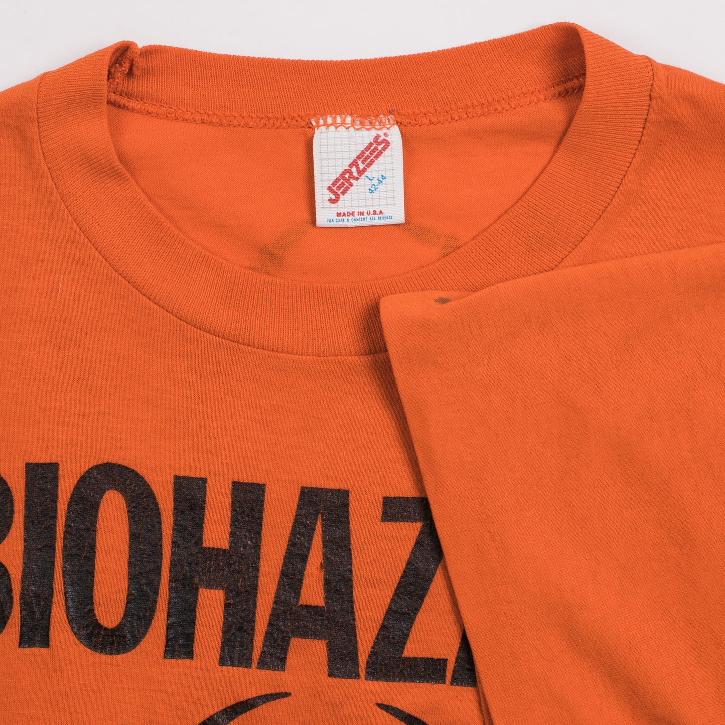 Vintage 1990 Biohazard Spider T-Shirt