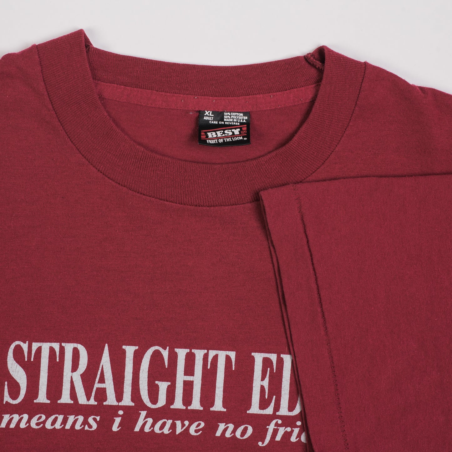 Vintage 90’s Andrew Thomas Straight Edge Means I Have No Friends T-Shirt