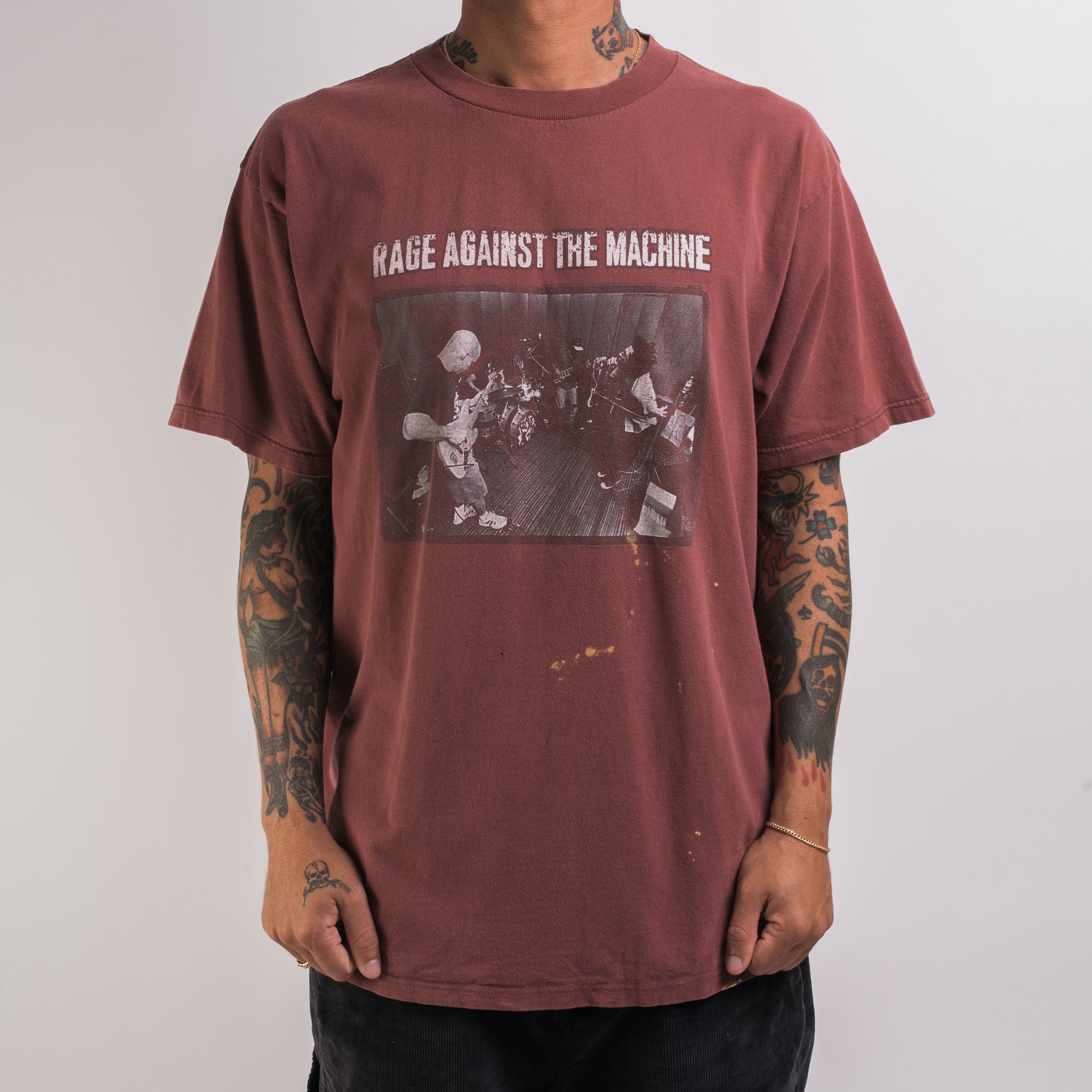 Vintage Rare Vintage Band Rage Against The Machine T-shirt 1990s | Grailed Rage against the machine shirt vintage