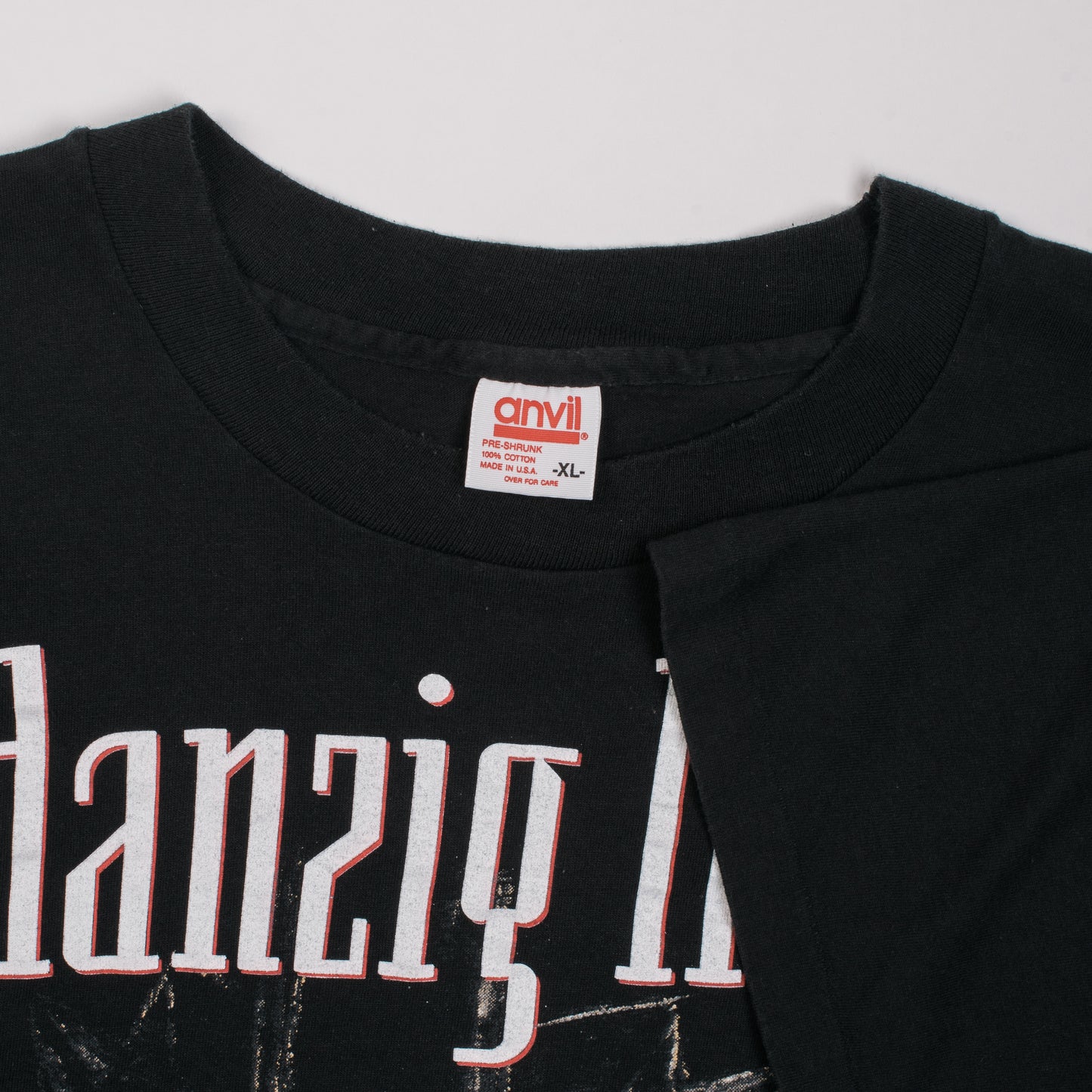 Vintage 1992 Danzig Dirty Black Summer Tour T-Shirt