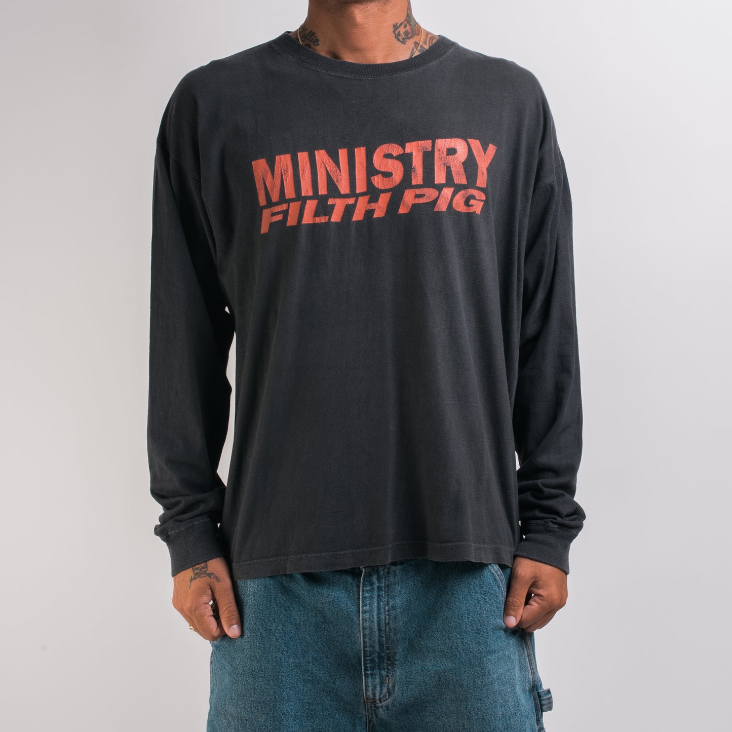 Vintage 90’s Ministry Filth Pig Longsleeve
