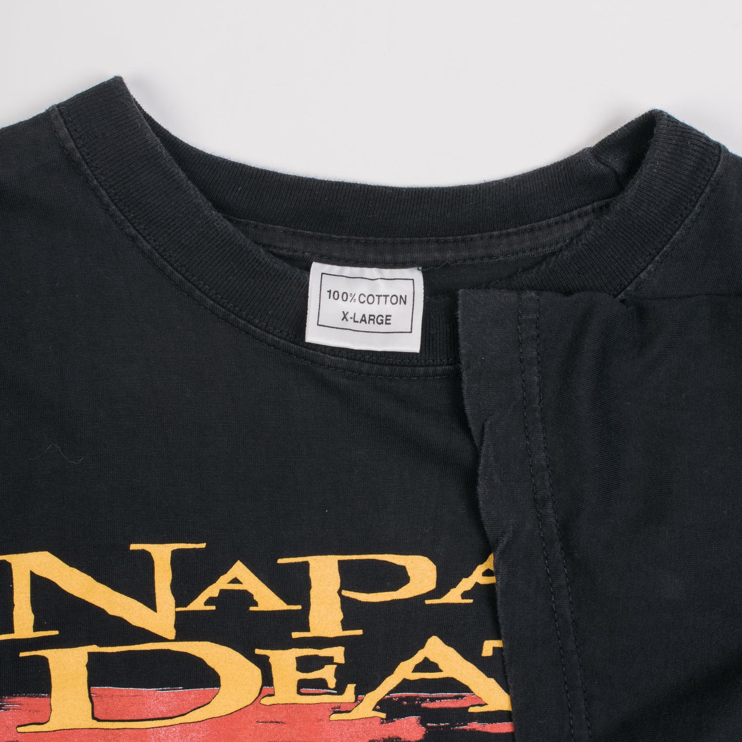 Vintage 1997 Napalm Death Inside The Torn Apart European Tour T-Shirt