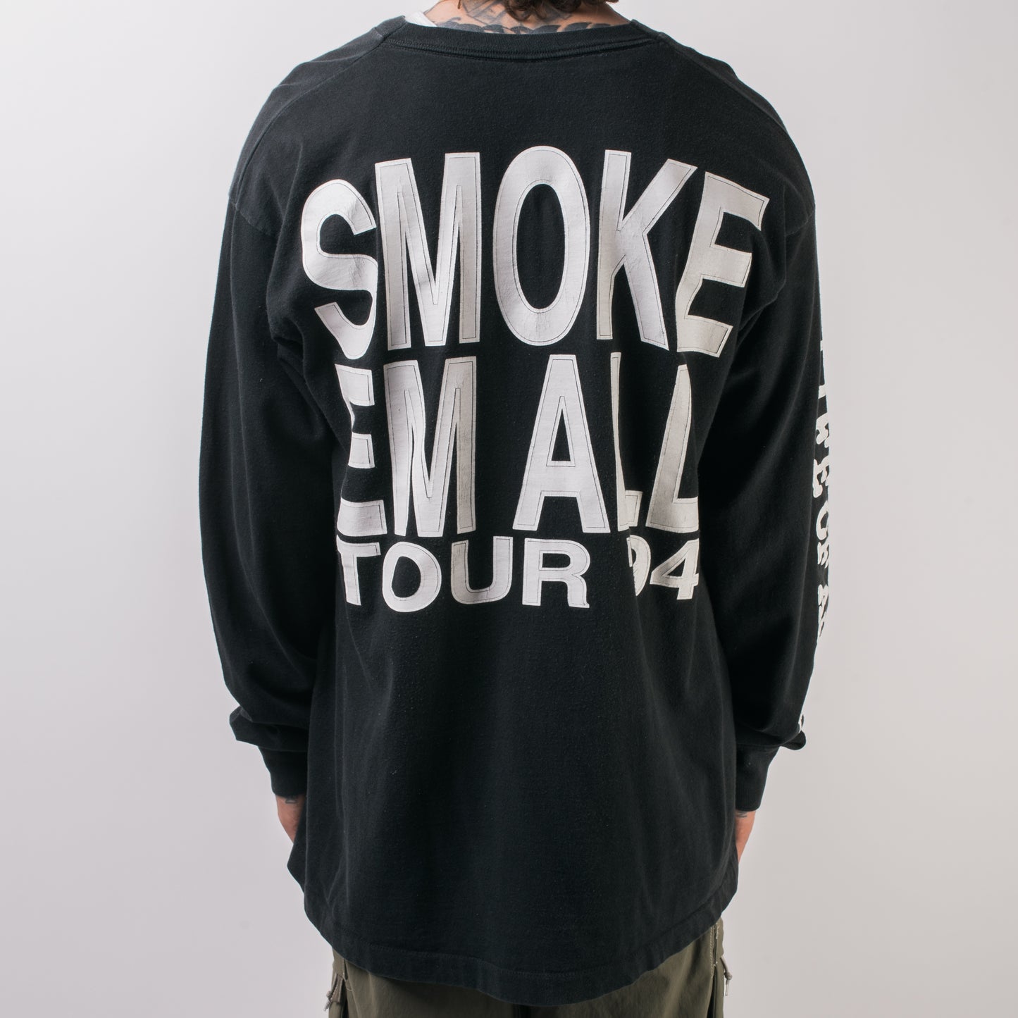 Vintage 1994 Life Of Agony Smoke Em All Tour Longsleeve