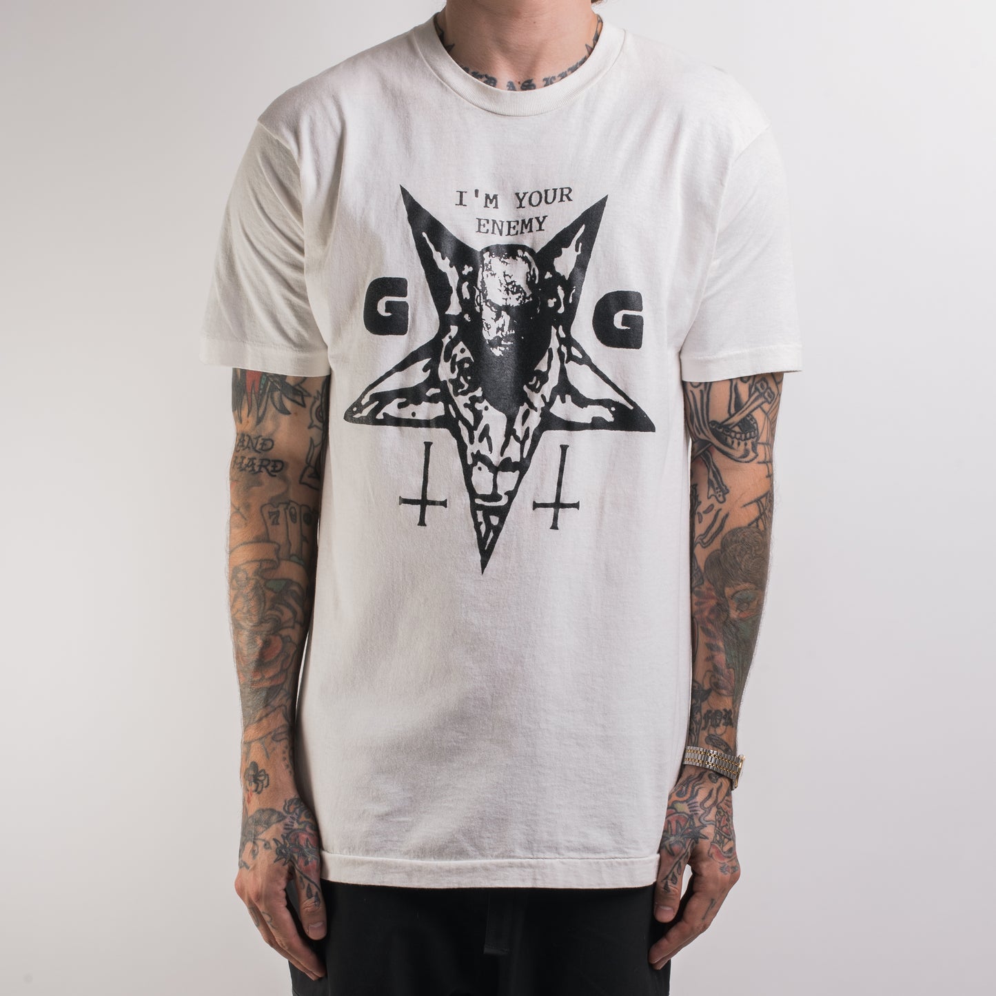 Vintage 90’s GG Allin I’m Your Enemy T-Shirt