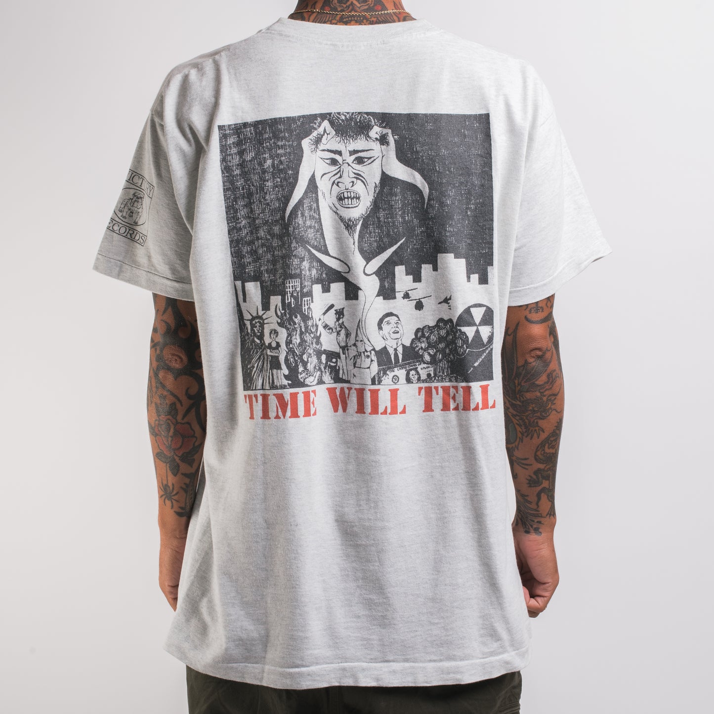 Vintage 90‘s Cause For Alarm Time Will Tell T-Shirt