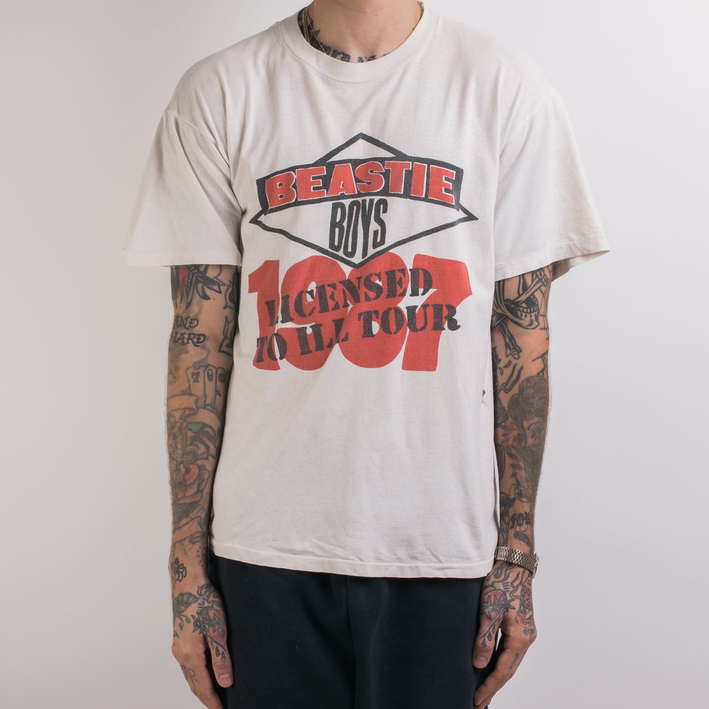 Vintage 1987 Beastie Boys Licensed To Ill Tour T-Shirt