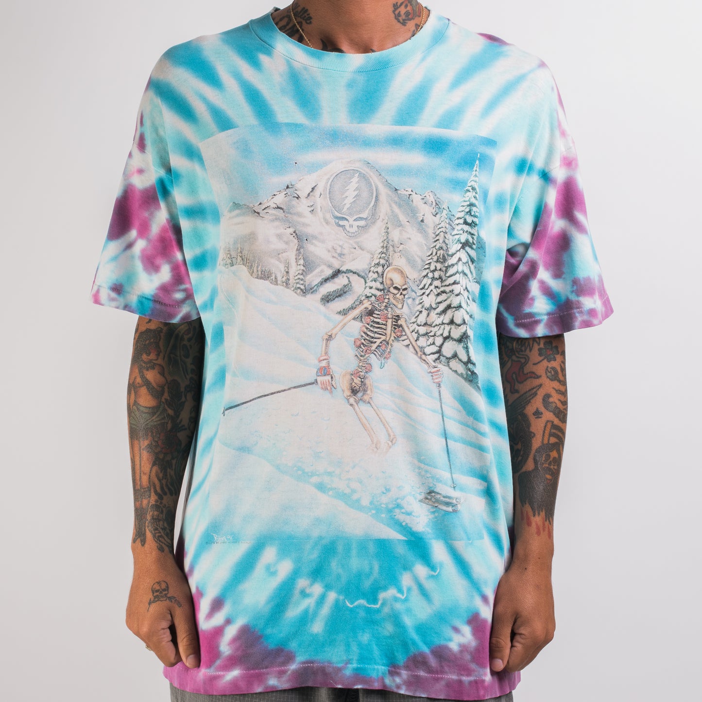 Vintage 1991 Grateful Dead Tie Dye T-Shirt