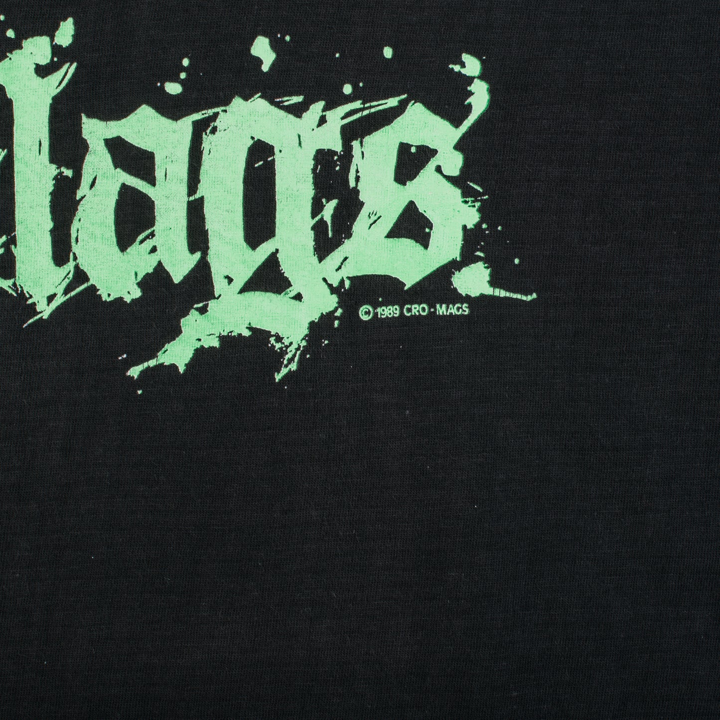 Vintage 1991 Cro-Mags Anniversary Tour T-Shirt