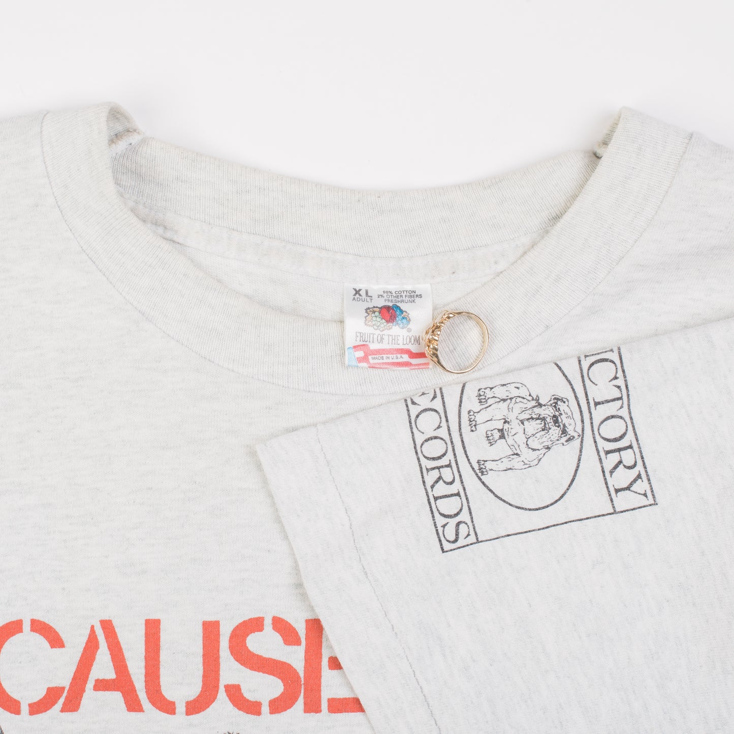 Vintage 90‘s Cause For Alarm Time Will Tell T-Shirt