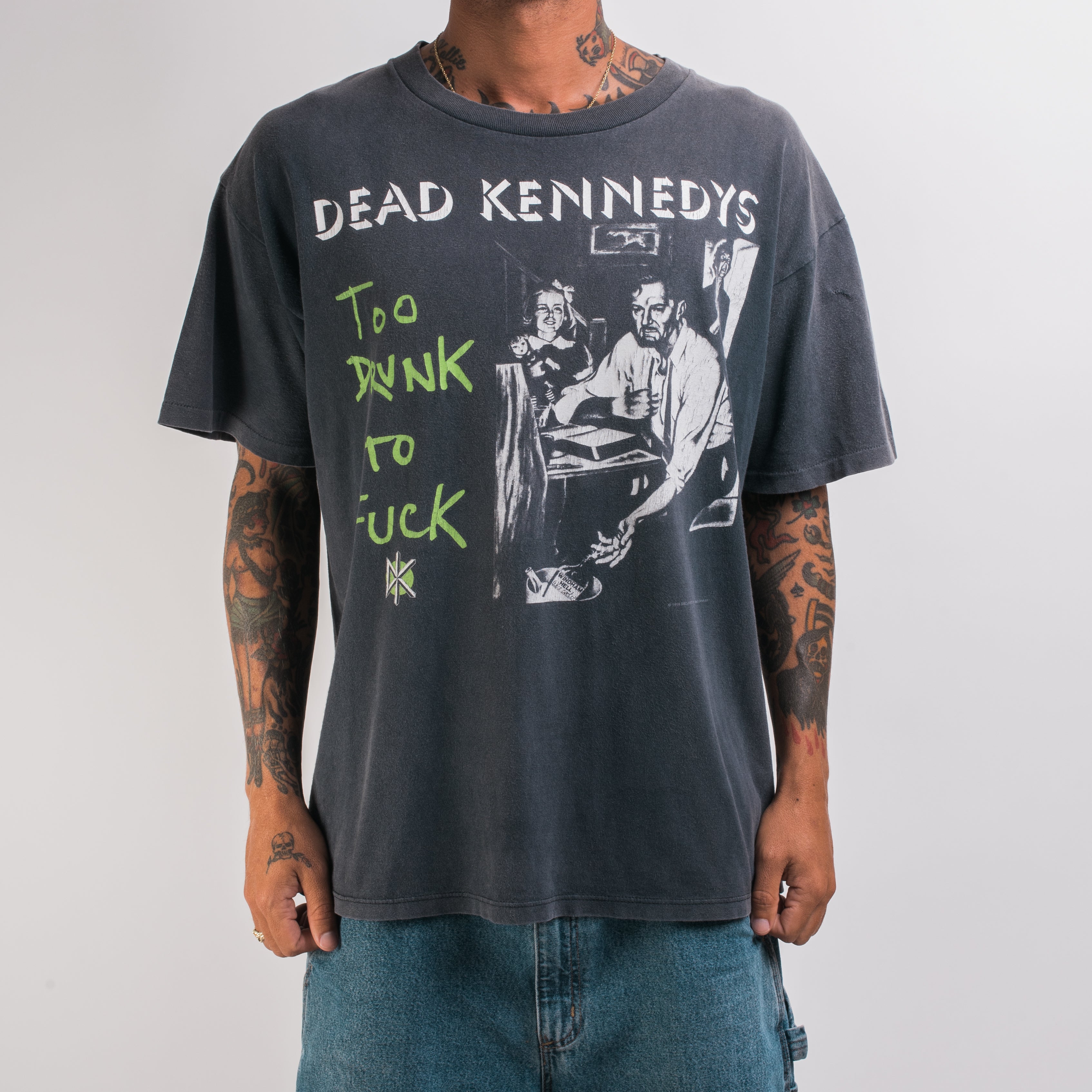 Vintage 1995 Dead Kennedy's Too Drunk To Fuck T-Shirt – Mills