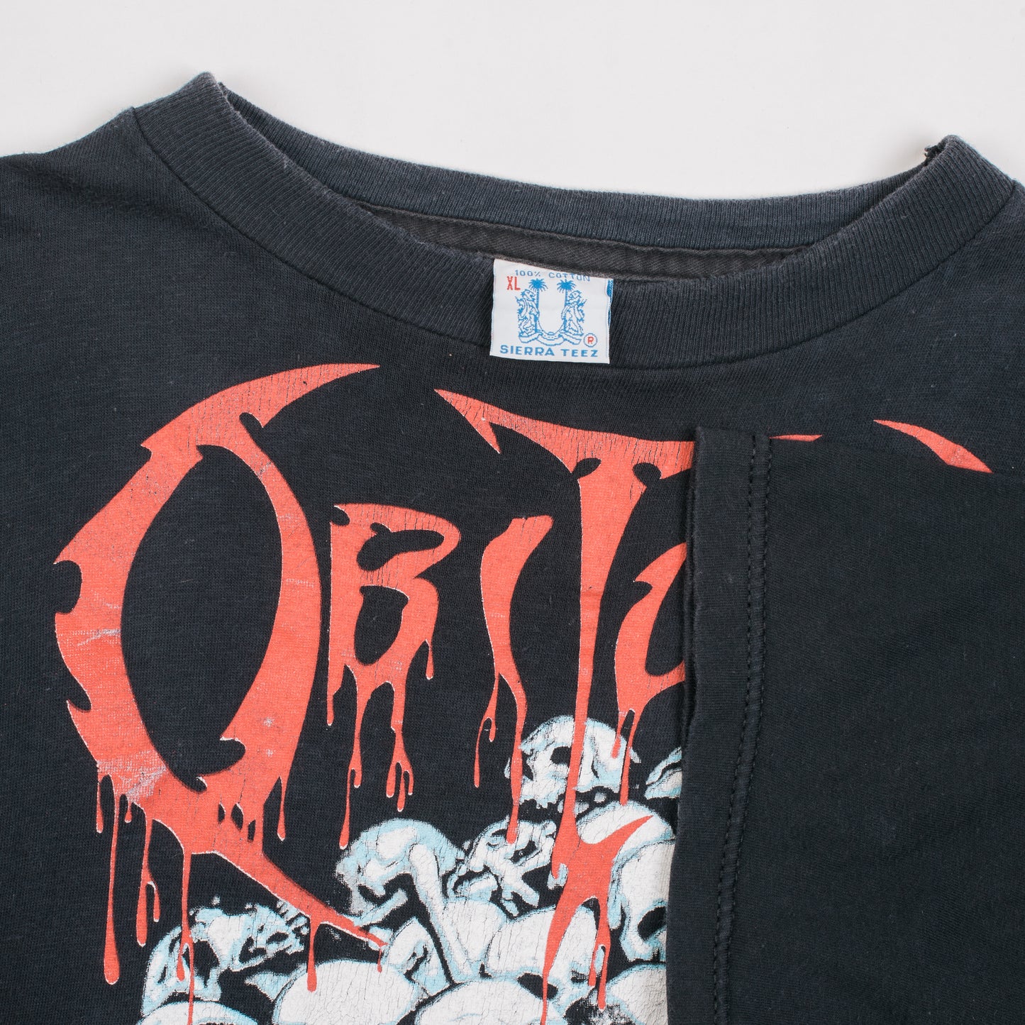 Vintage 90’s Obituary Pile Of Skulls T-Shirt