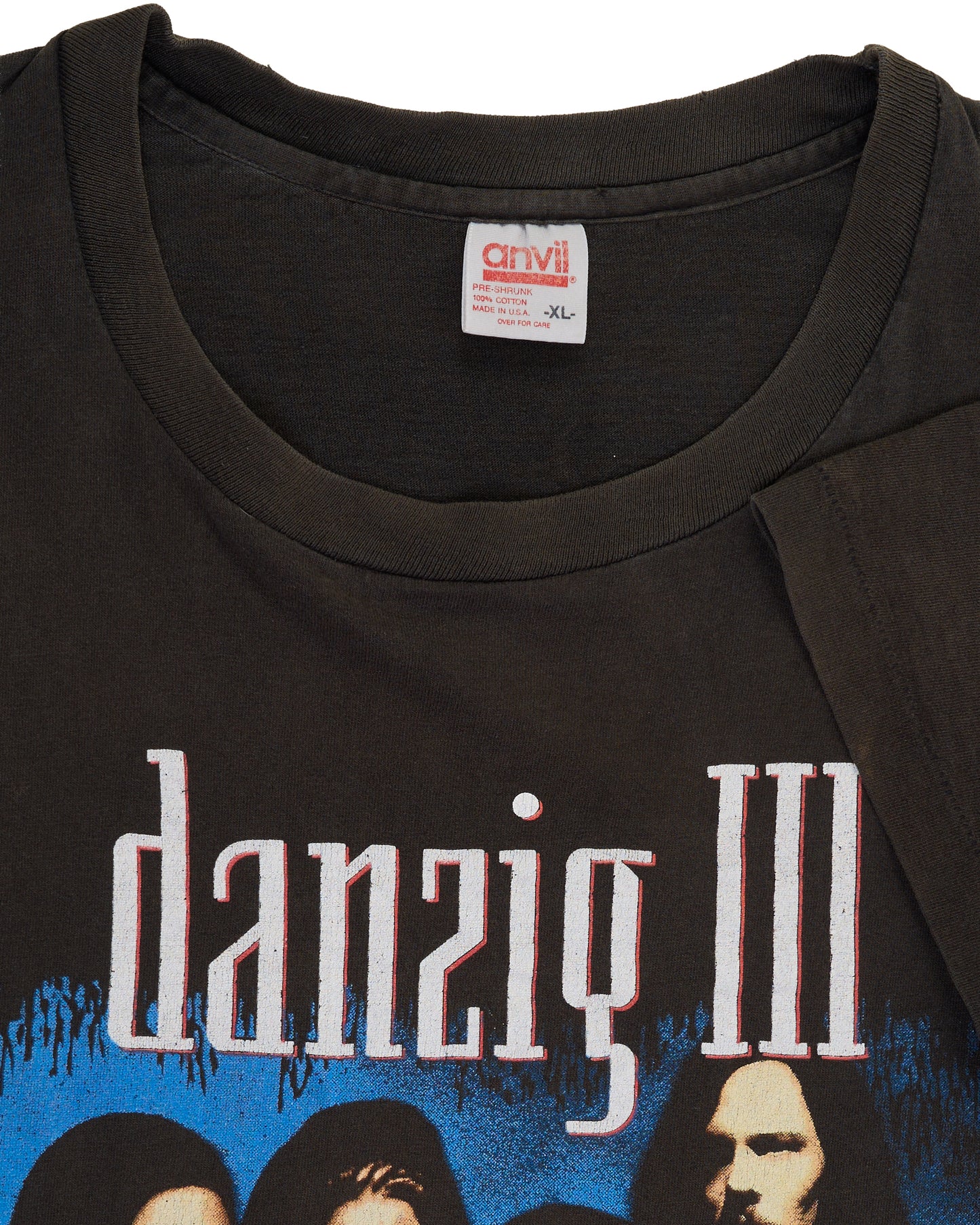 Vintage 1992 Danzig Dirty Black Summer Tour T-Shirt