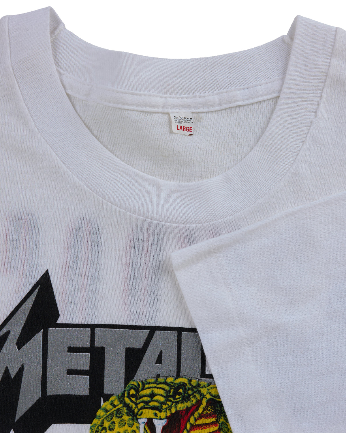 Vintage 1992 Guns N’ Roses Metallica Parking Lot Boot T-Shirt