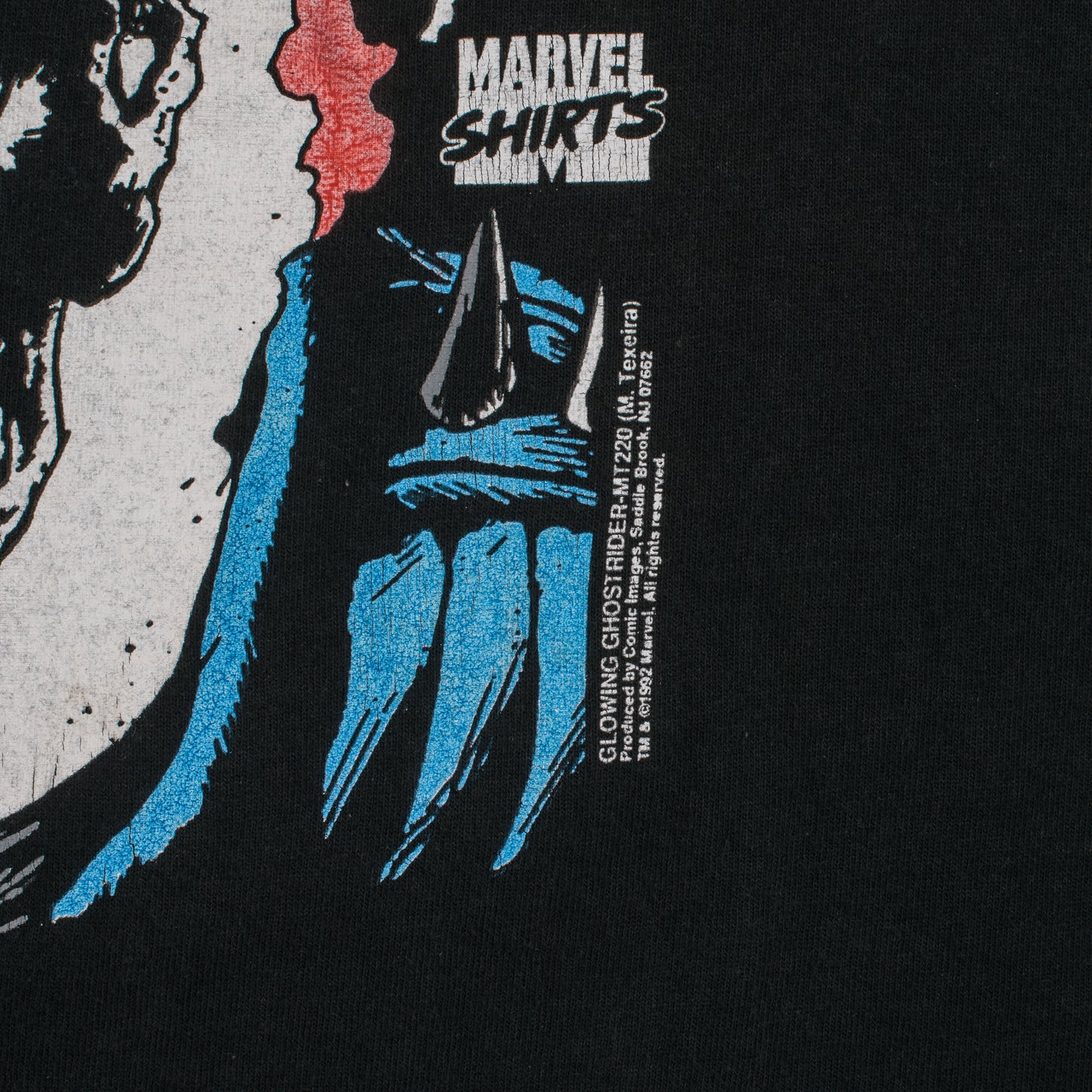 Vintage 1992 Marvel Ghost Rider T-Shirt
