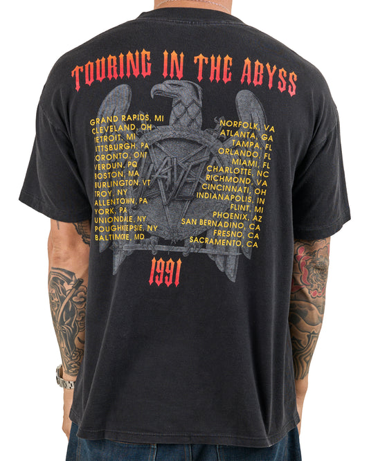Vintage 1991 Slayer Touring In The Abyss T-Shirt