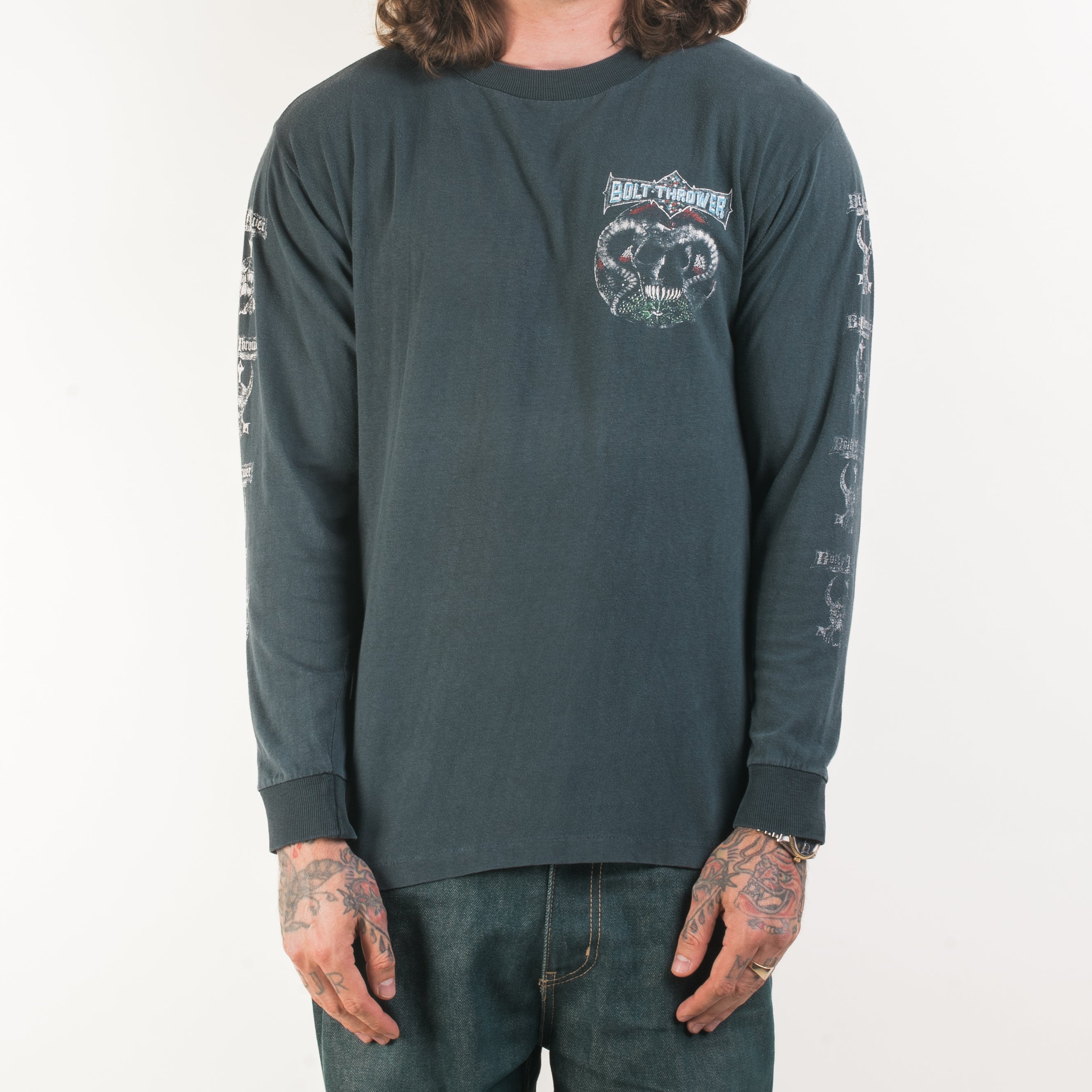 品質満点 – Longsleeves Mills USA Vintage ミュージシャン