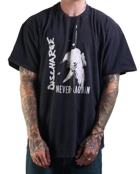 Vintage Discharge Never Again T-Shirt