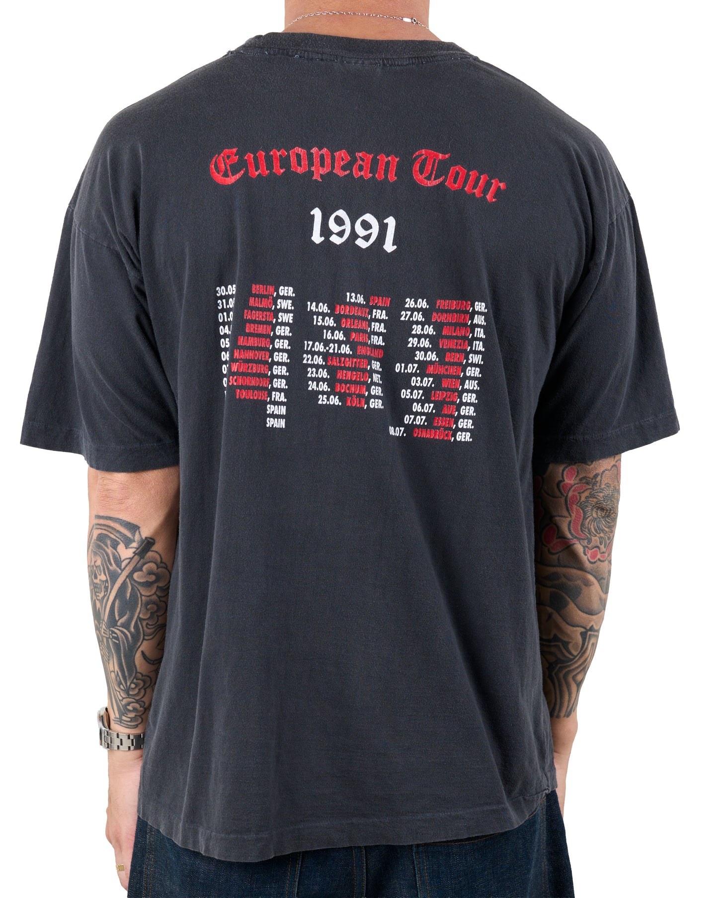 Vintage 1991 Cro-Mags Best Wishes Tour T-Shirt