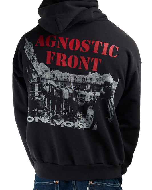 Vintage 1992 Agnostic Front One Voice Tour Hoodie