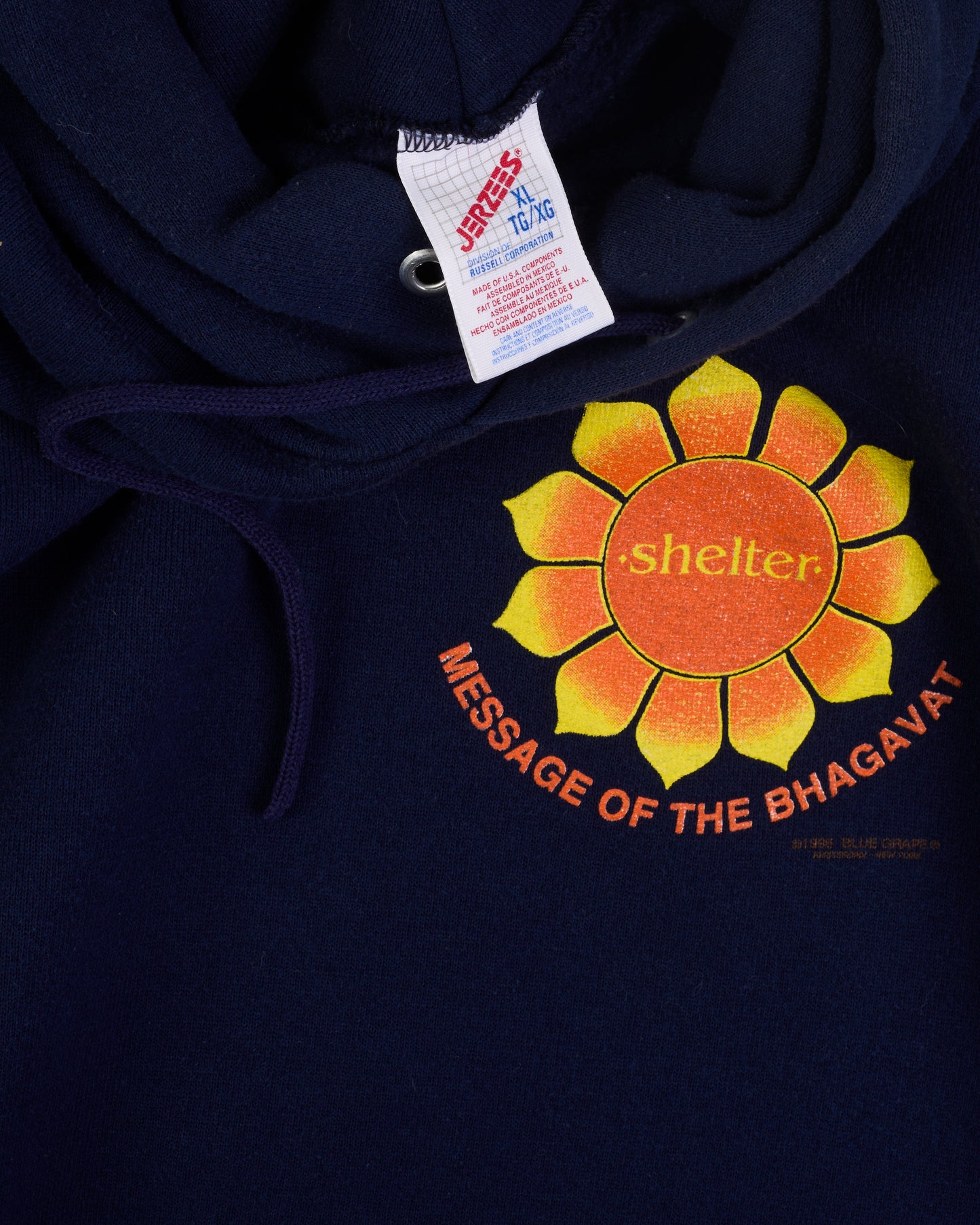 Vintage 1998 Shelter Message Of Bhagavat Hoodie