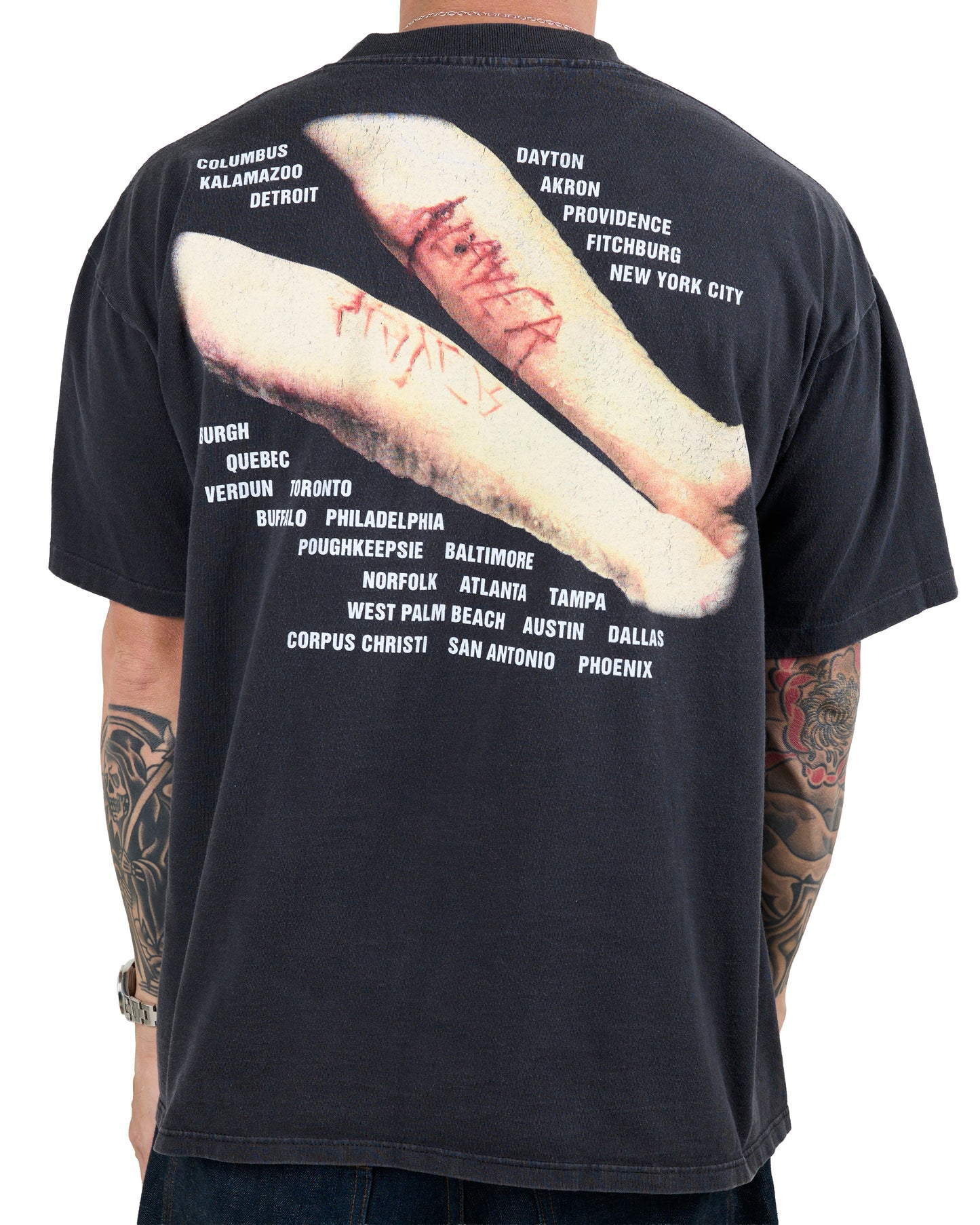 Vintage 1994 Slayer Devine Intervention Tour T-Shirt
