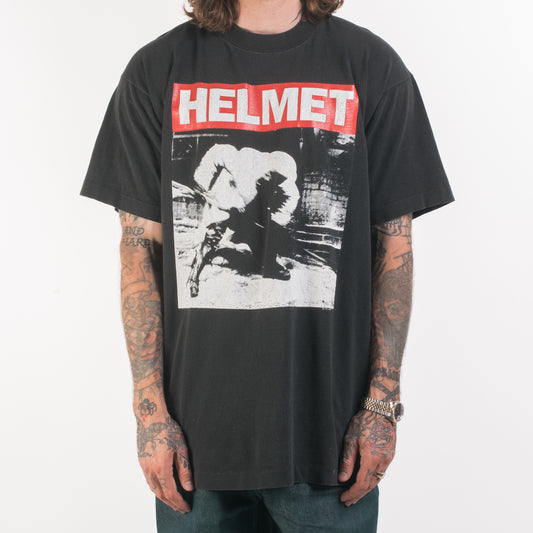 Vintage 1992 Helmet Meantime Tour T-Shirt