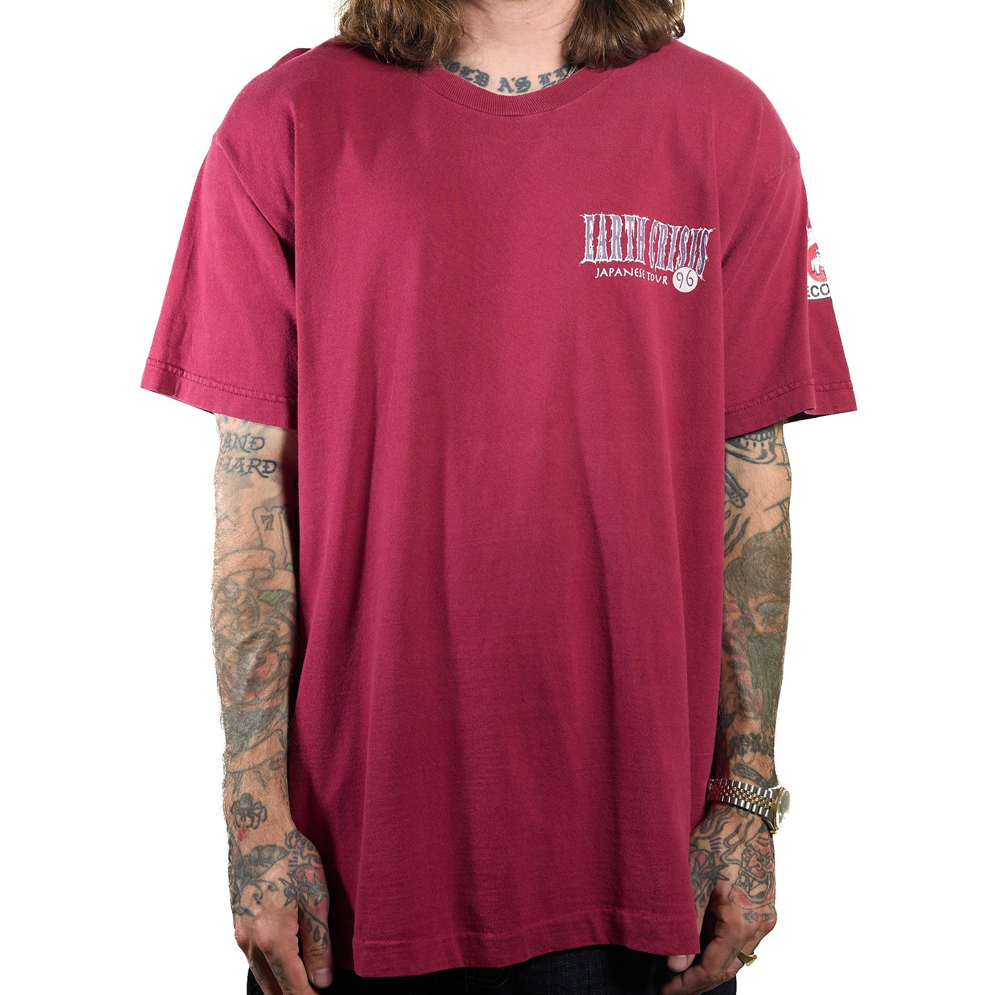 Vintage 1996 Earth Crisis Japan Tour T-Shirt